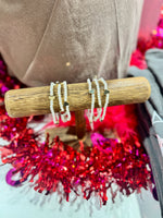 Set of Three Pearl Beaded Stretch Bracelet