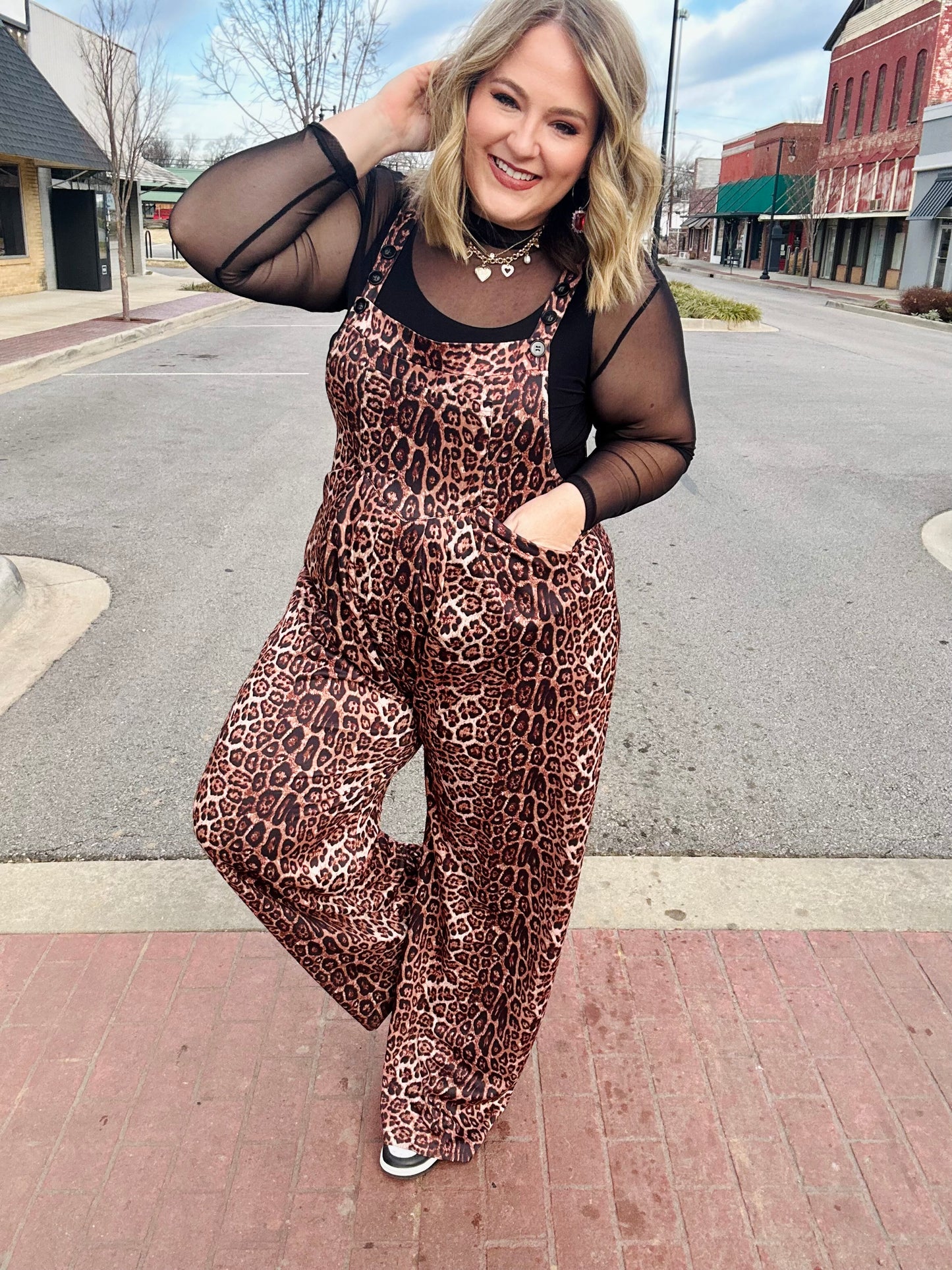Jessica Leopard Jumpsuit