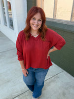 Soft Relaxed Draped Top