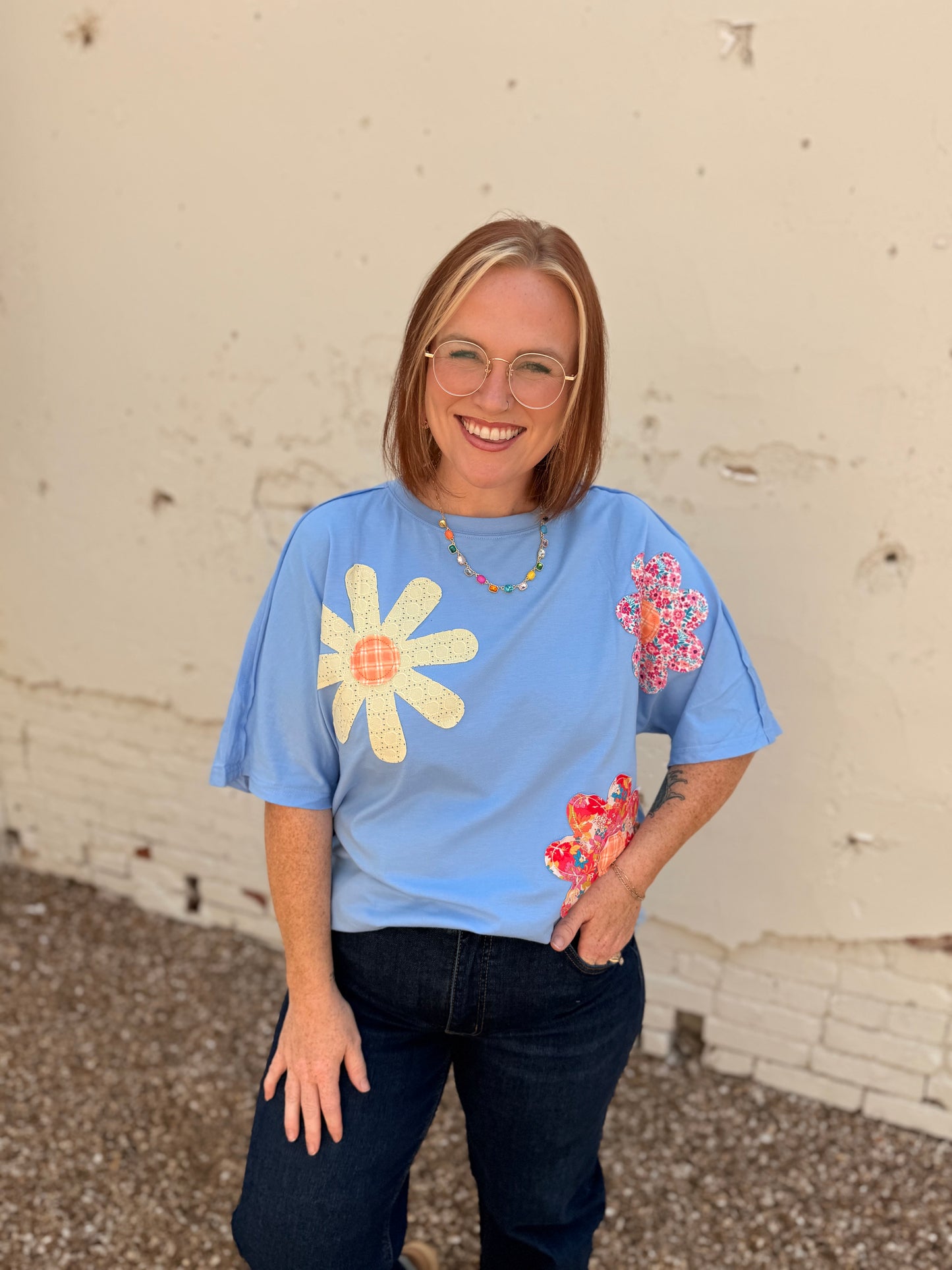 Daisy Patchwork Top