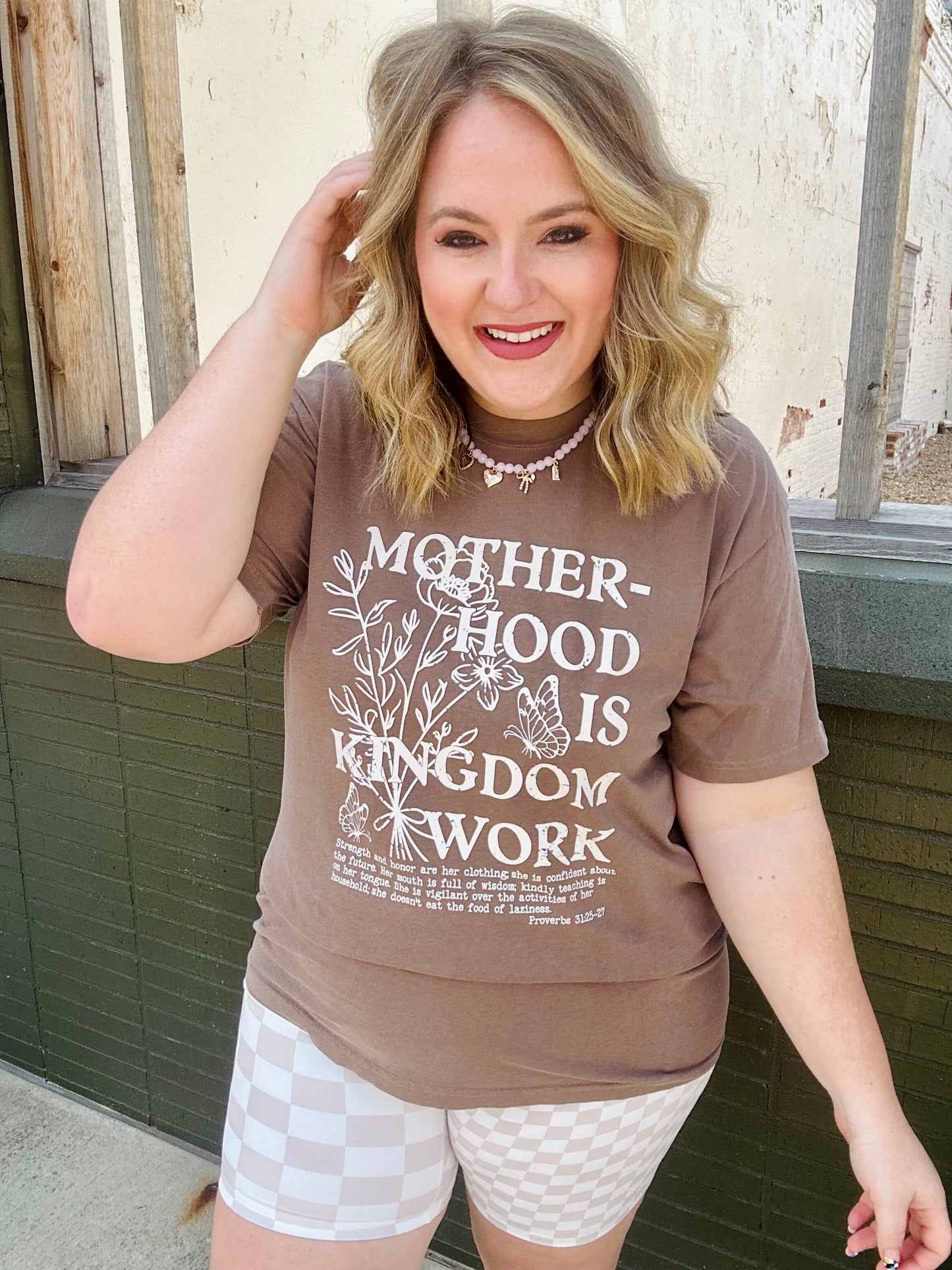 Motherhood is Kingdom Work Tee
