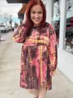 **DOORBUSTER** Trinity Tie Dye Babydoll Dress