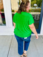 Jaylee Green Slinky Top