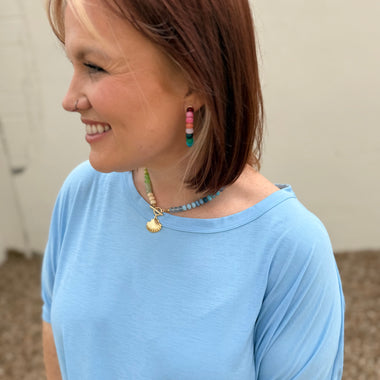 Rainbow Shell Necklace