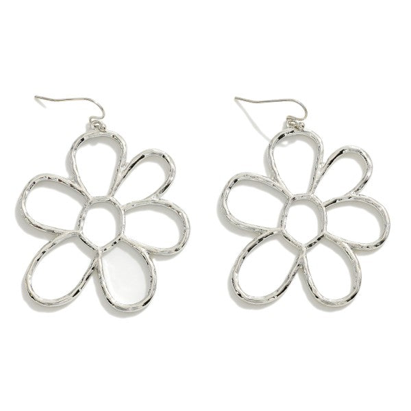 Metal Daisy Flower Earrings (Multiple Colors)