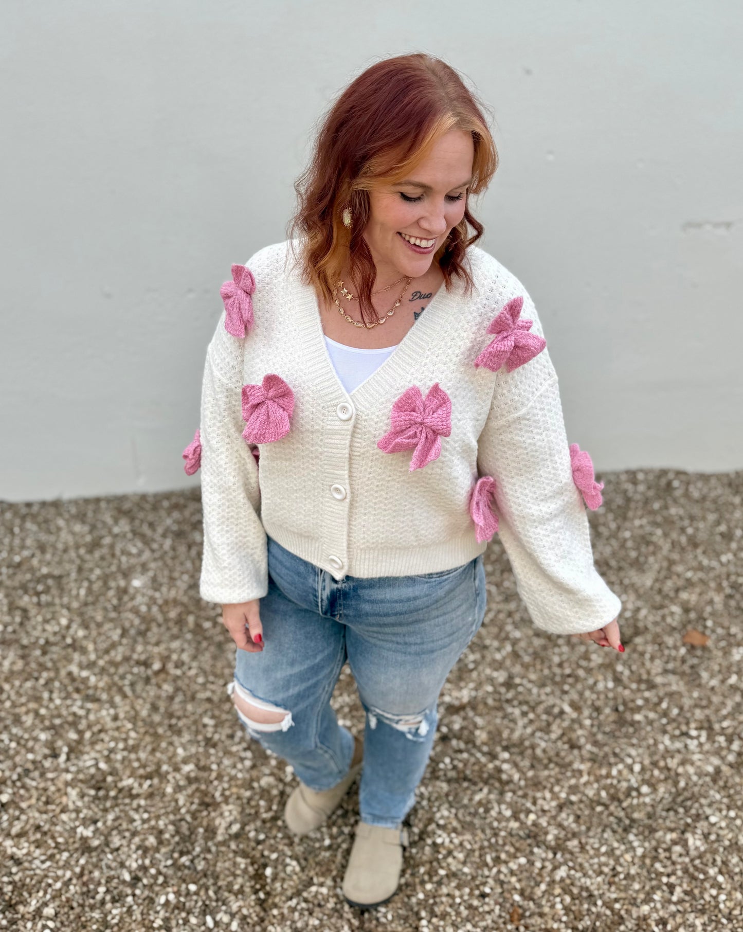 Amy Bow Cardigan