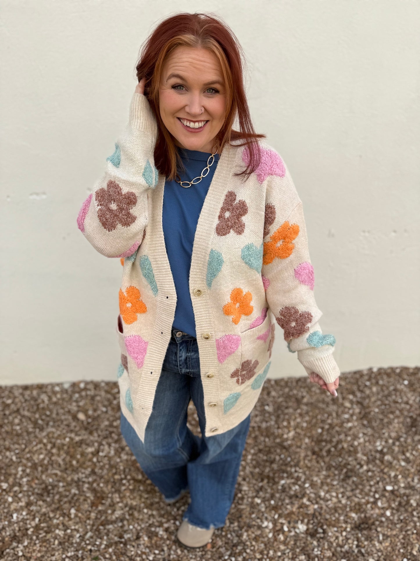 Reese Floral Cardigan