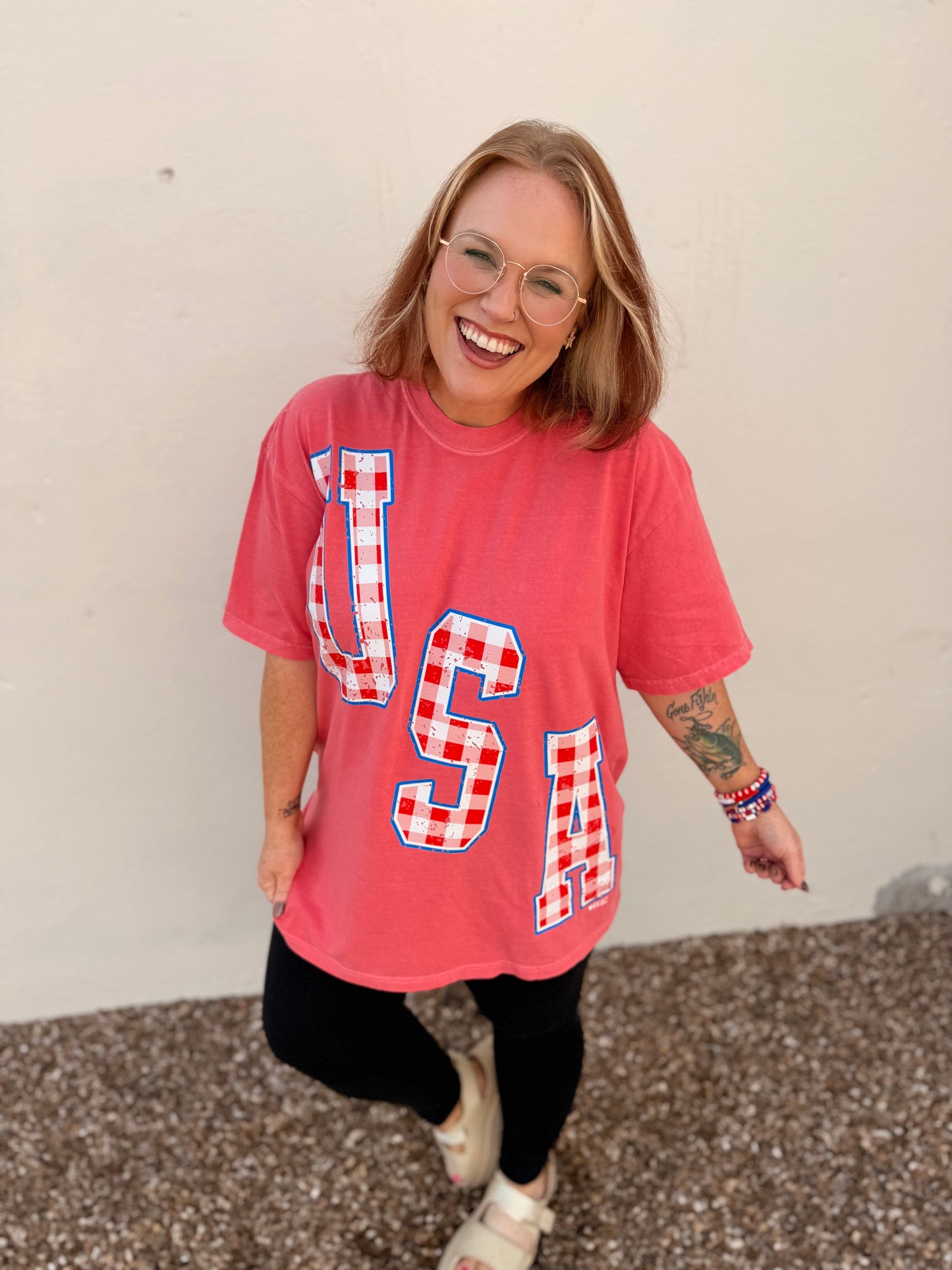Plaid USA On Comfort Colors