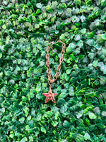 Double Link Star Chain Bracelet - Gold