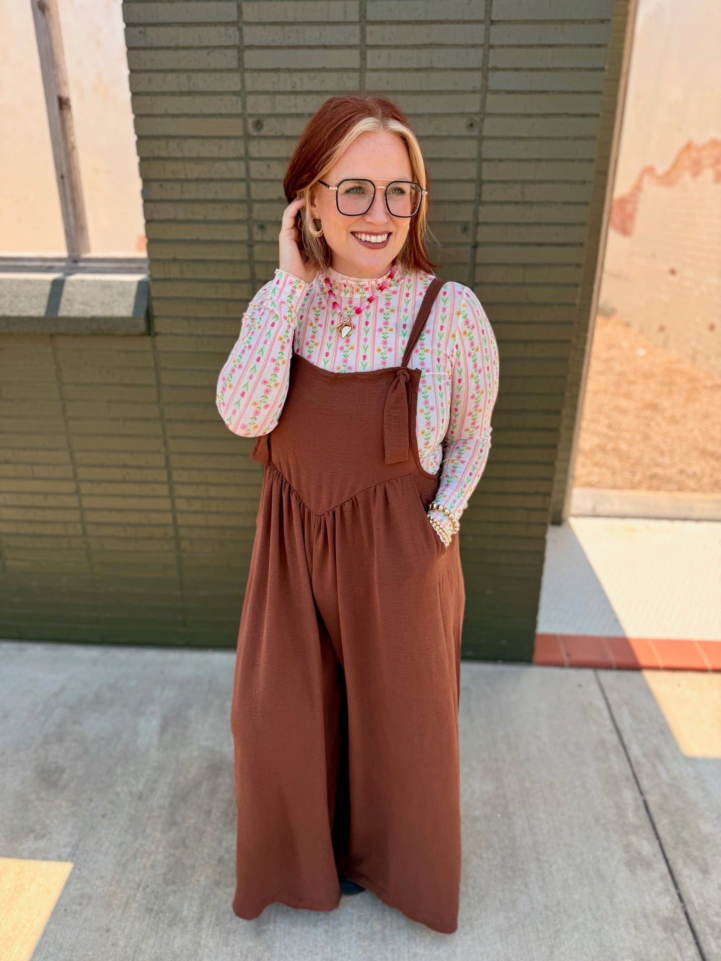 Amanda Wide Leg Jumpsuit