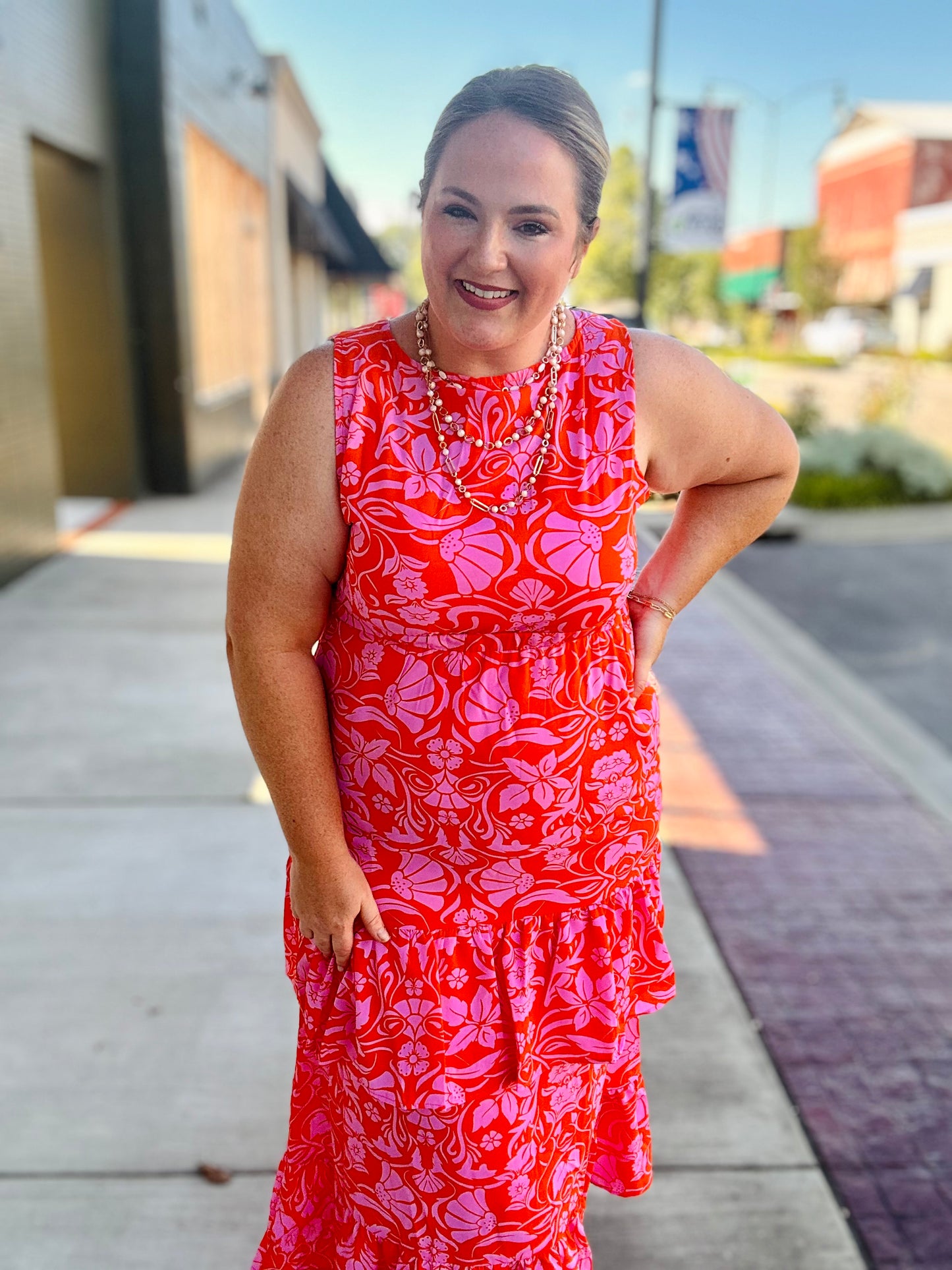 Rachael Tropical Dress (Reversible)