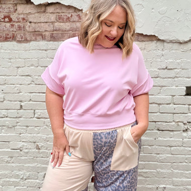 Lacey Pink Top