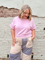 Lacey Pink Top