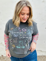 John 3:16 Collage Tee in Pepper