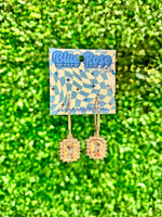 Clear Crystal Hoop Earrings