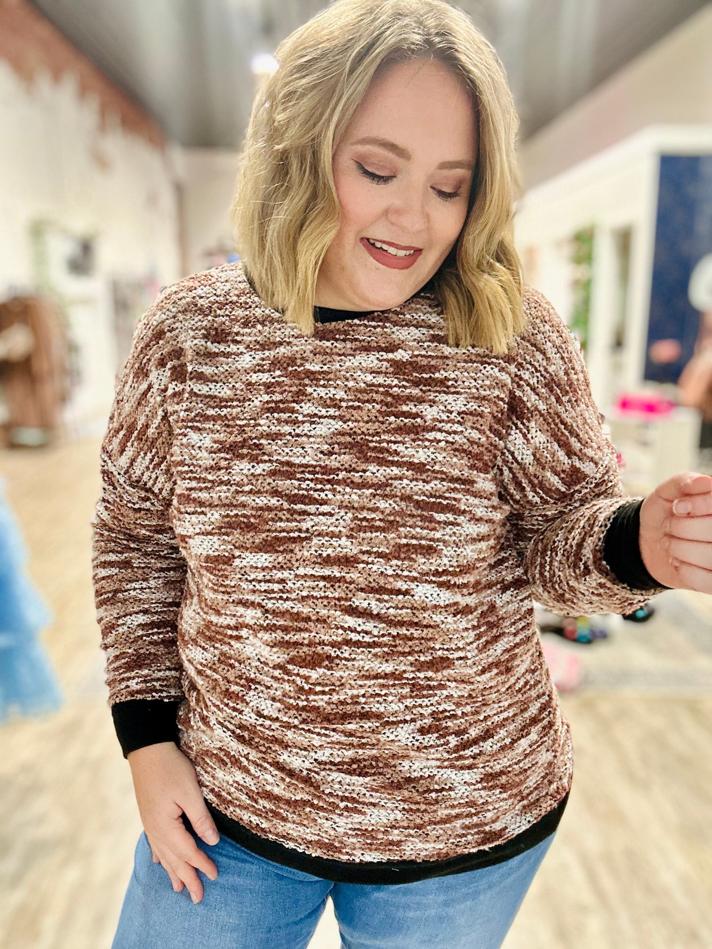Kennedy Long Sleeve Knit Sweater