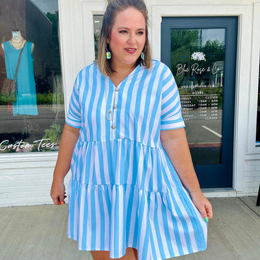 Sunny Days Striped Dress