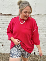 Kayla Oversized Ribbed Top