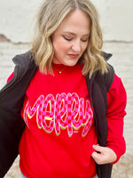 Checkered Merry Sweatshirt