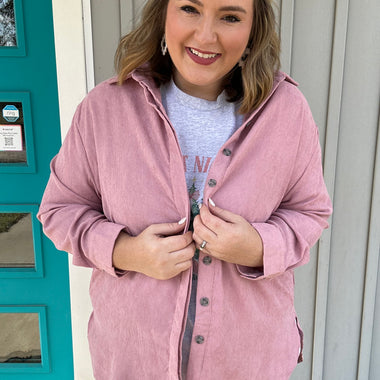 Blush Corduroy Tunic