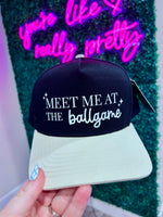 Meet Me at the Ballgame Canvas Hat
