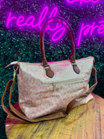 Lena Leopard Weekender Bag