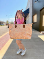 Lena Leopard Weekender Bag