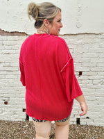 Kayla Oversized Ribbed Top