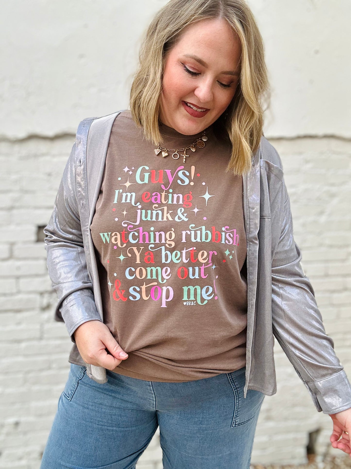 Eating Junk and Watching Rubish Tee