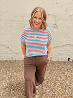 Kira Striped Knit Top