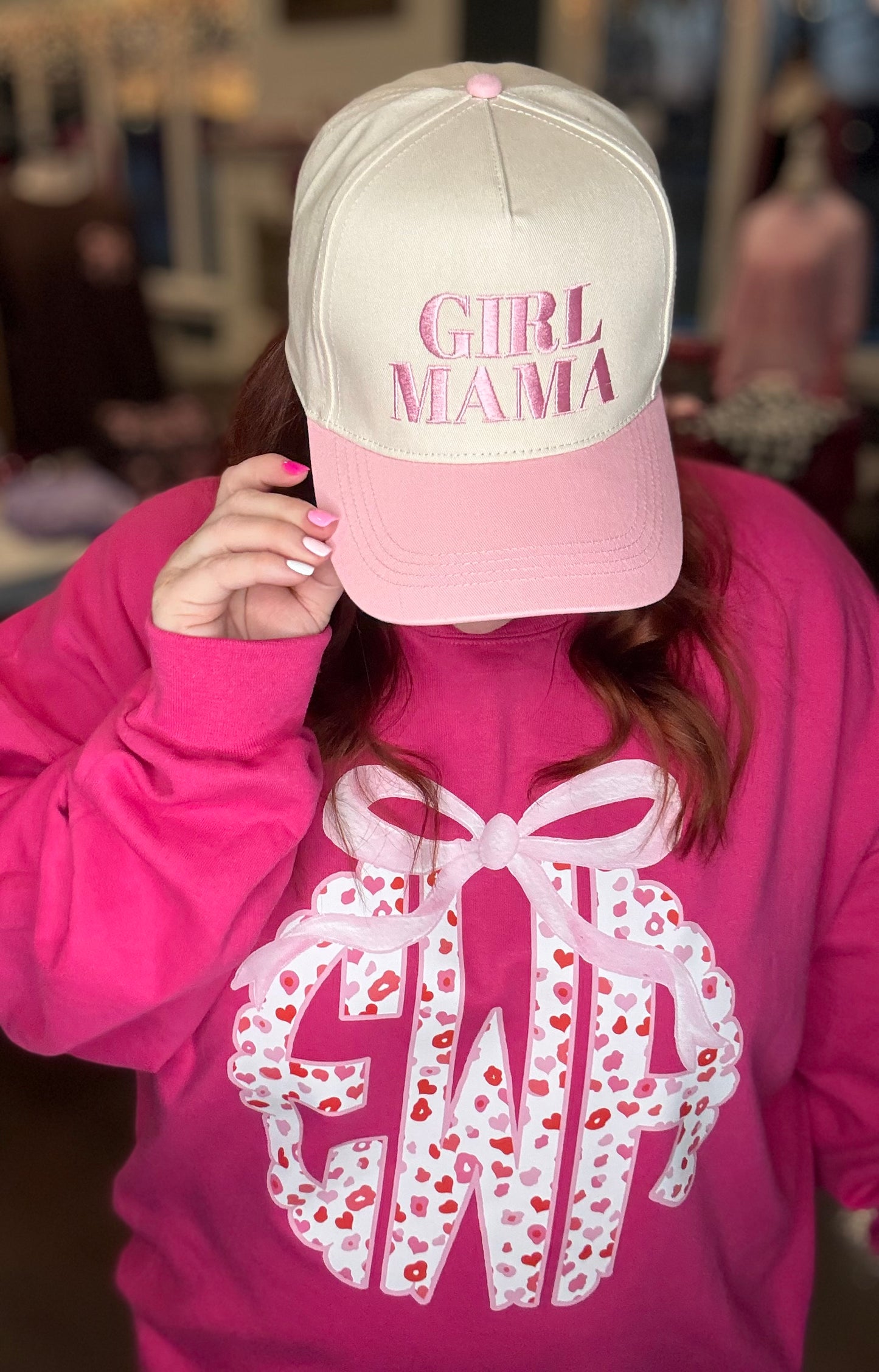 Girl Mama Embroidered Hat