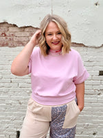 Lacey Pink Top