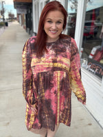 **DOORBUSTER** Trinity Tie Dye Babydoll Dress