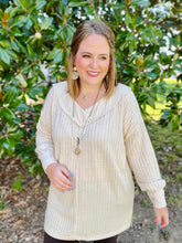 Load image into Gallery viewer, Daphne Oversized Tunic in Cream