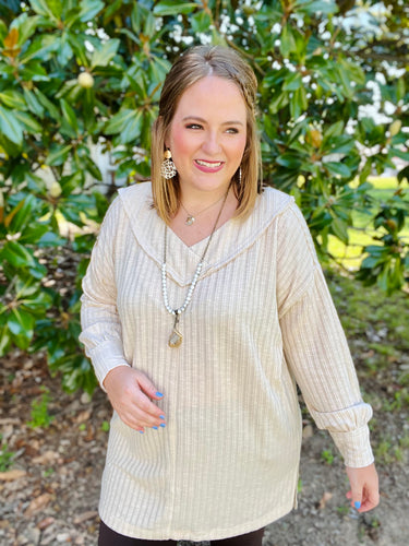 Daphne Oversized Tunic in Cream