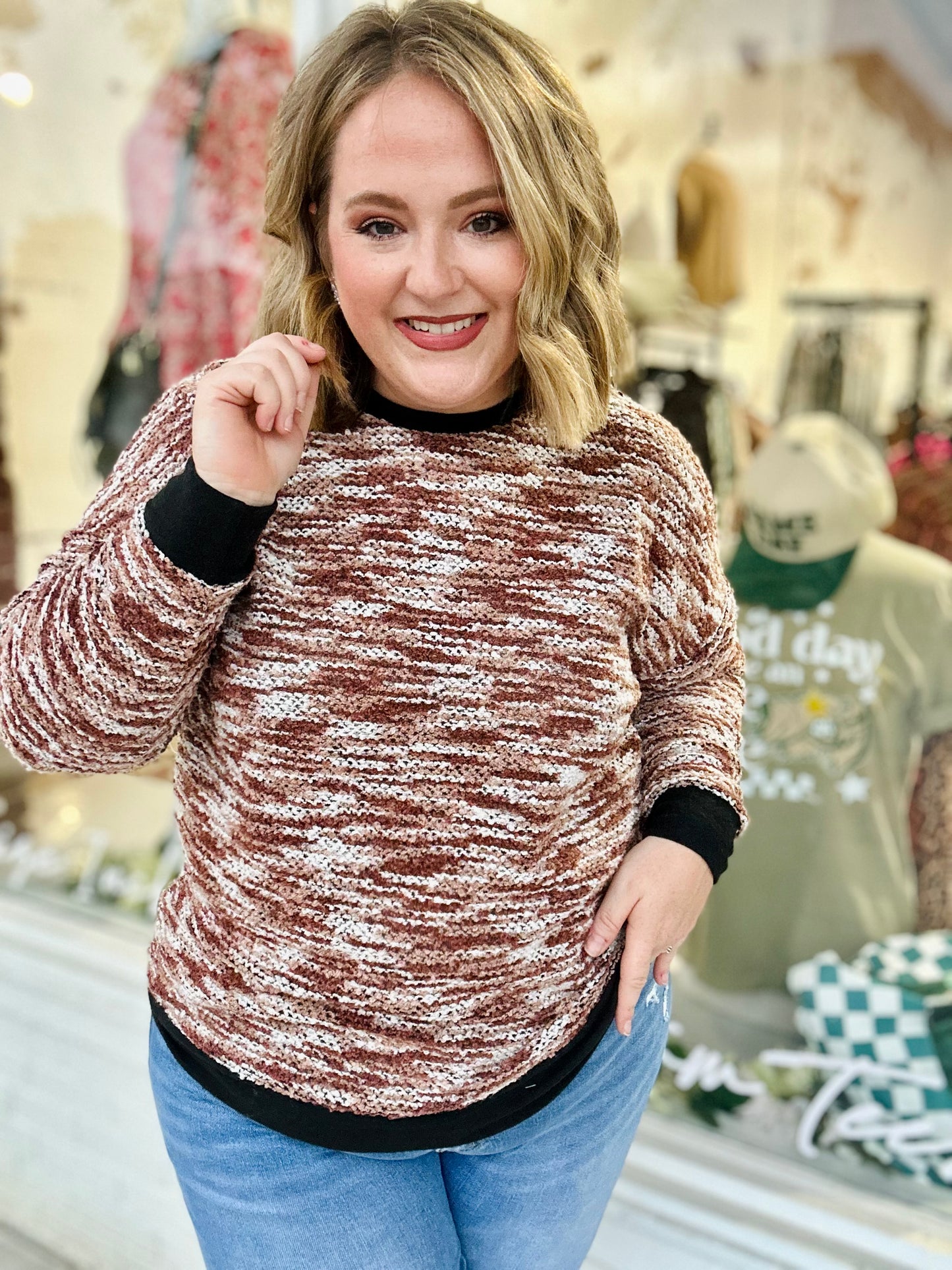 Kennedy Long Sleeve Knit Sweater