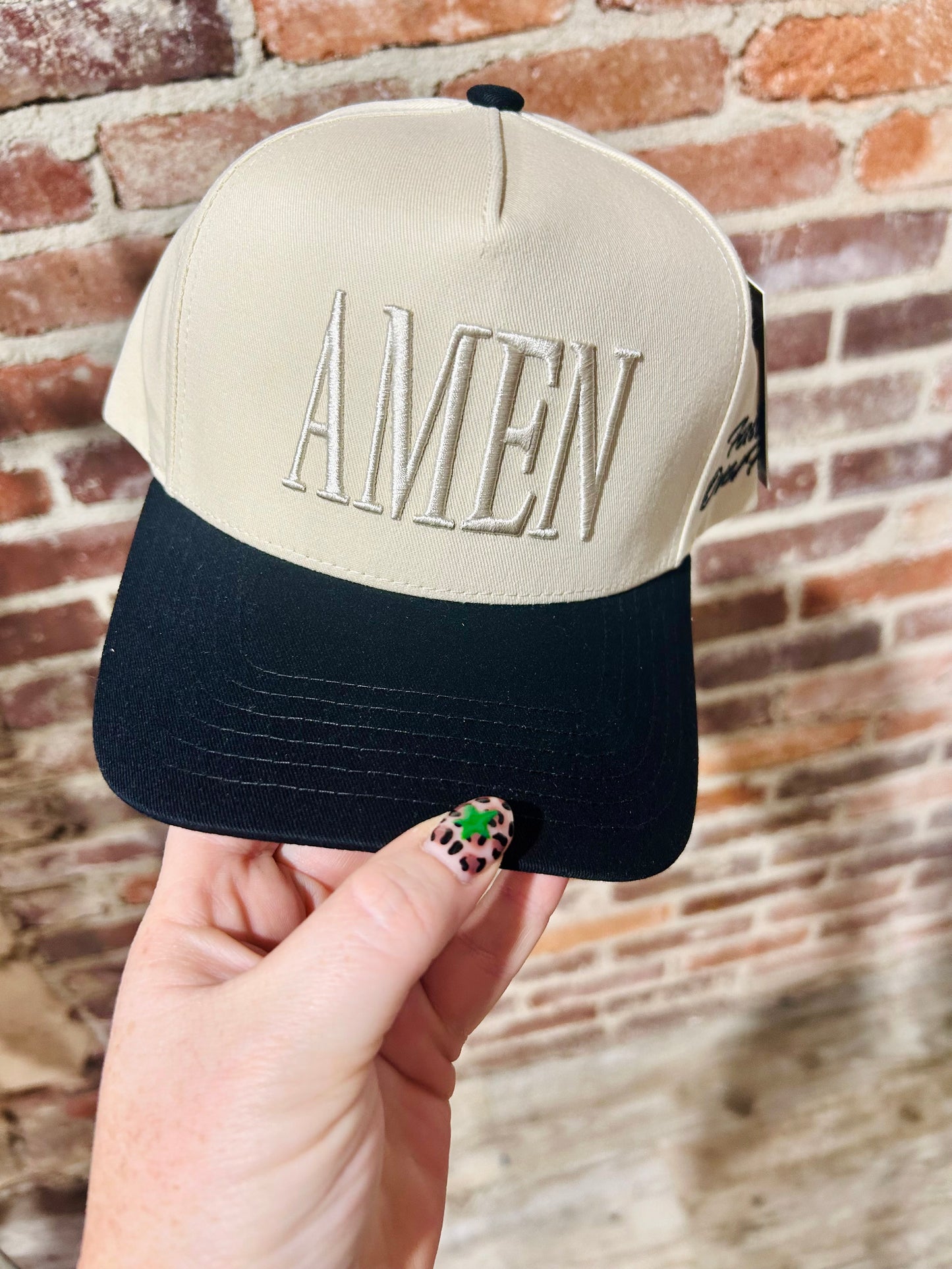 Amen Embroidered Hat