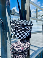 Double Zipper Leopard Bum Bag