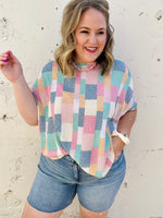 Miranda Geometric Patchwork Top
