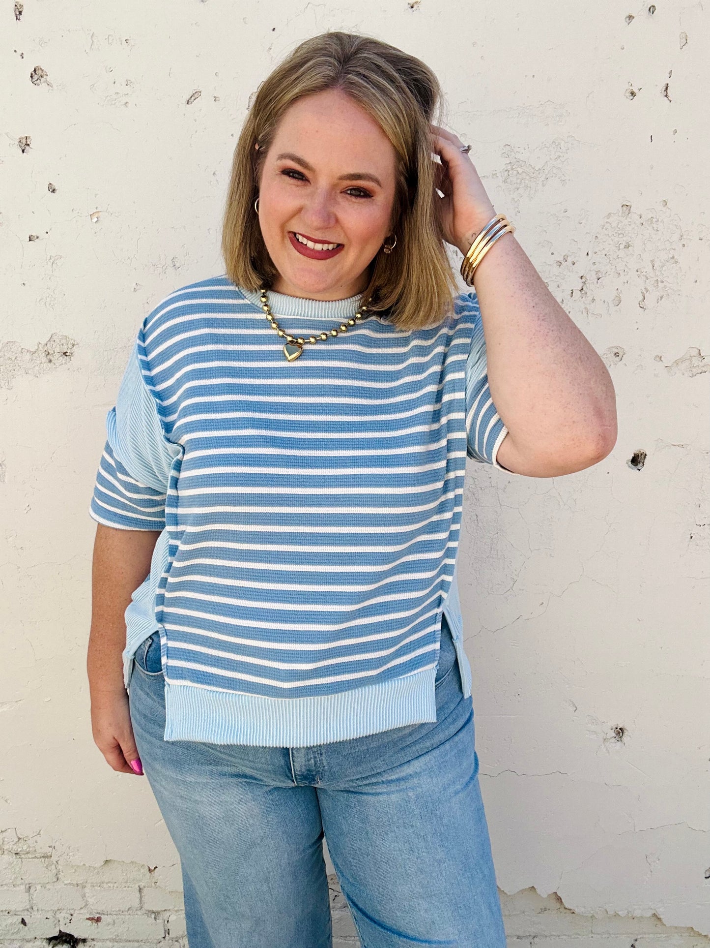 Sophie Ribbed Stripe Top