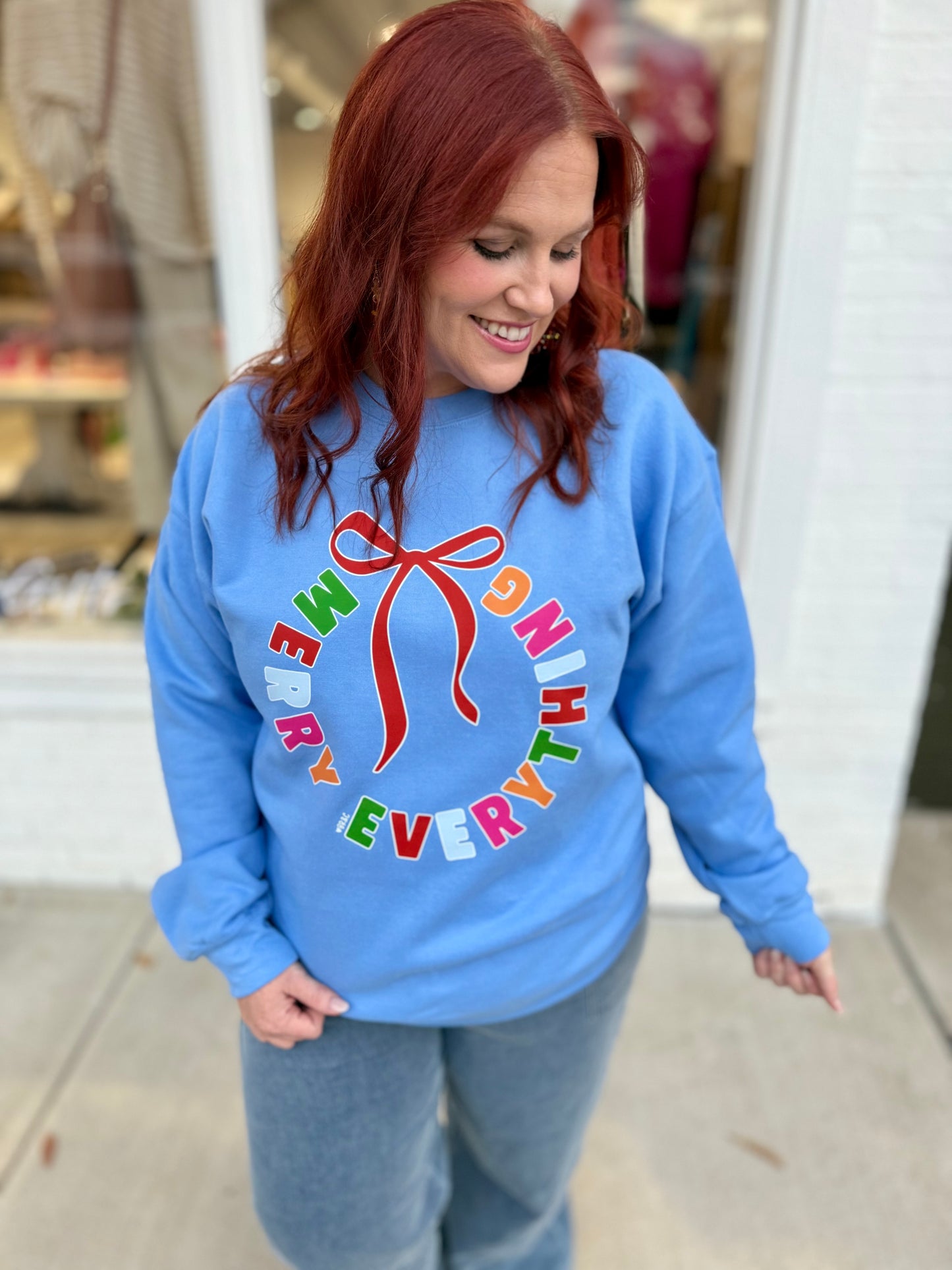 Merry Everything Wreath Sweatshirt