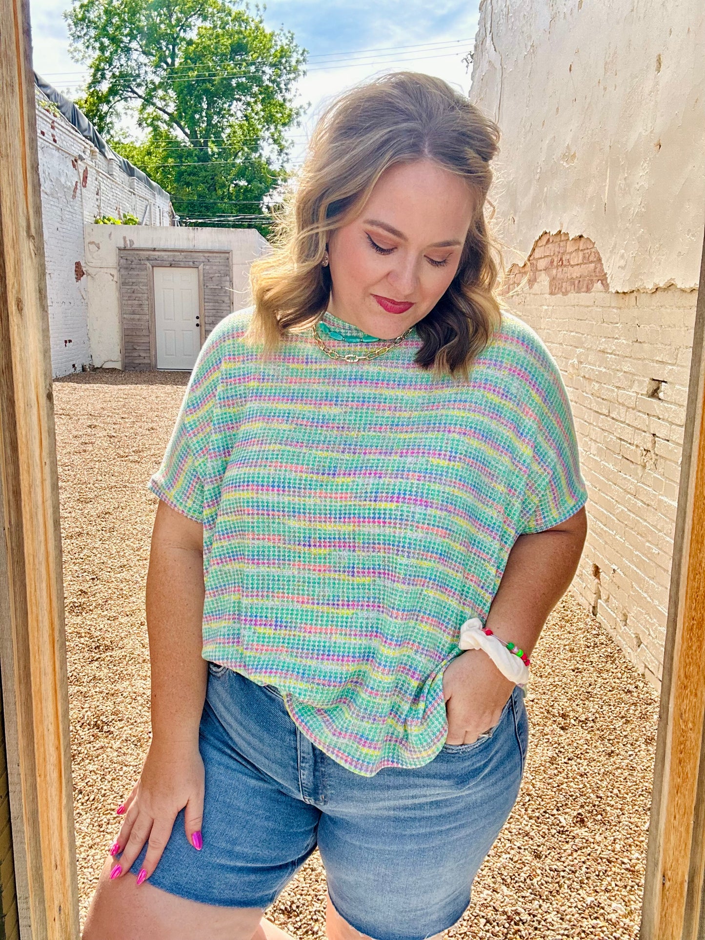 Molly Multicolor Striped Top