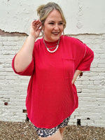 Kayla Oversized Ribbed Top