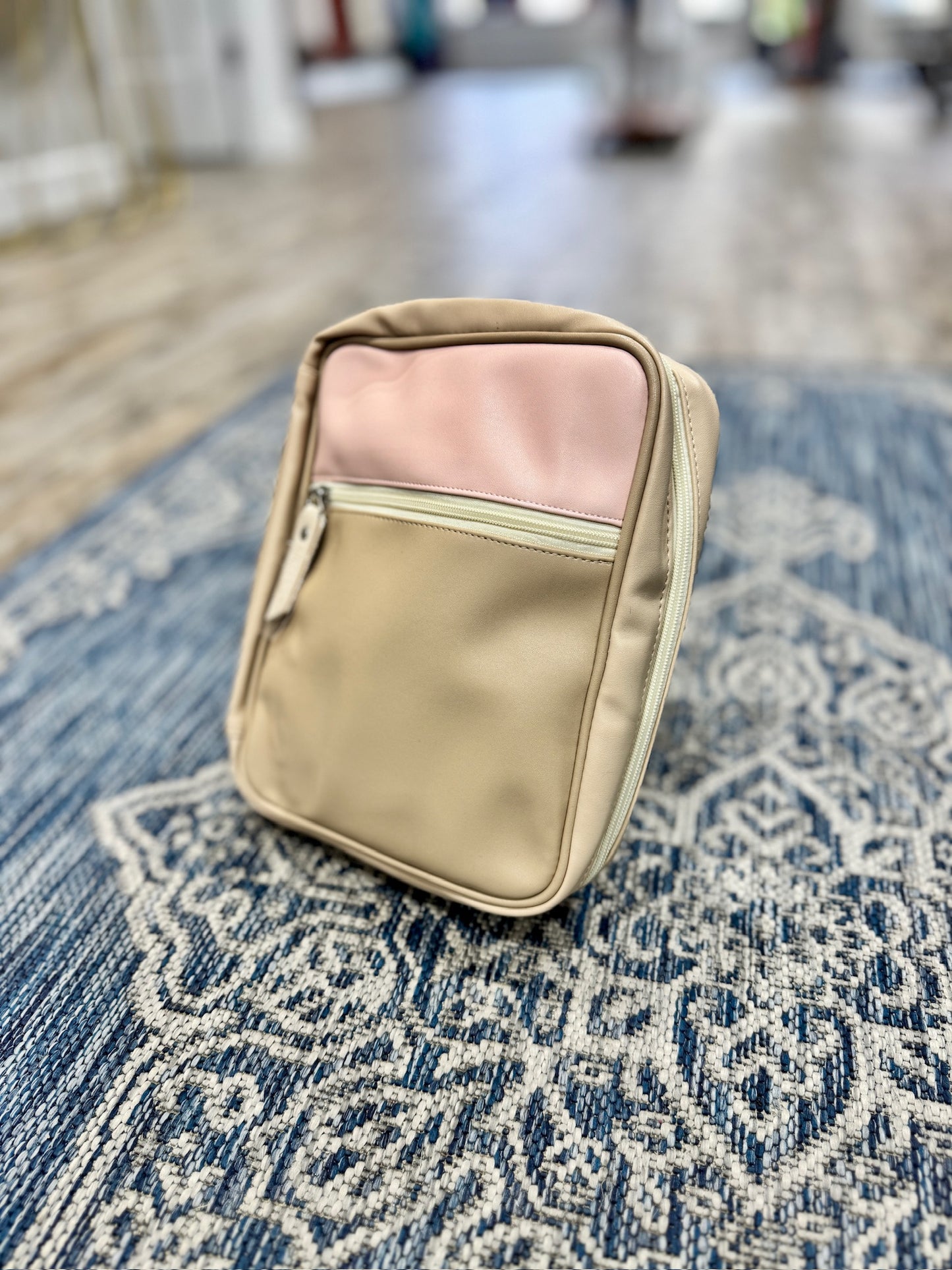 More Than Able Color Block Leather Bible Cover