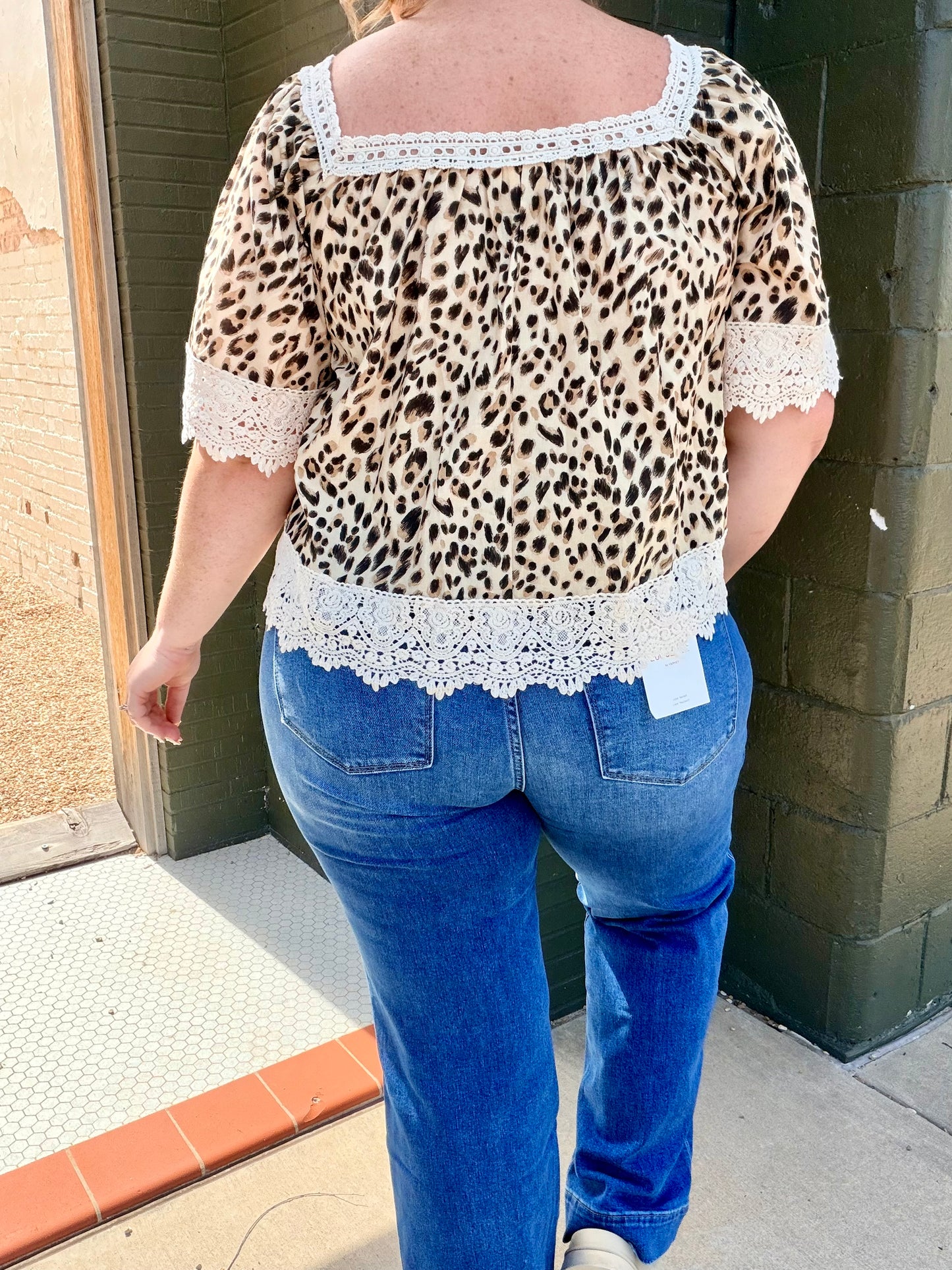 High Rise Pleated Wide Leg Jeans