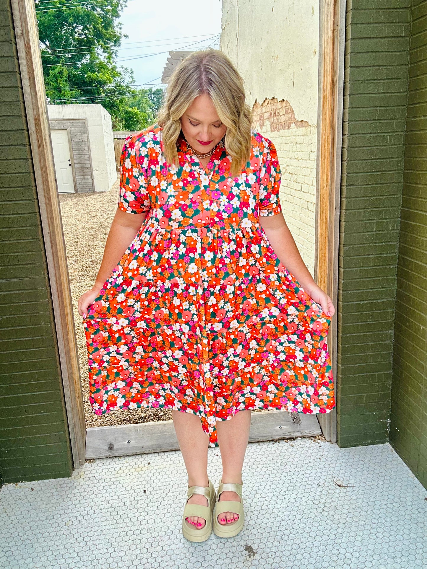 Carla Floral Dress