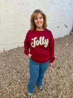 **DOORBUSTER** Jolly Faux Yarn Sweatshirt