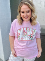 Floral MAMA tee (Customizable!)