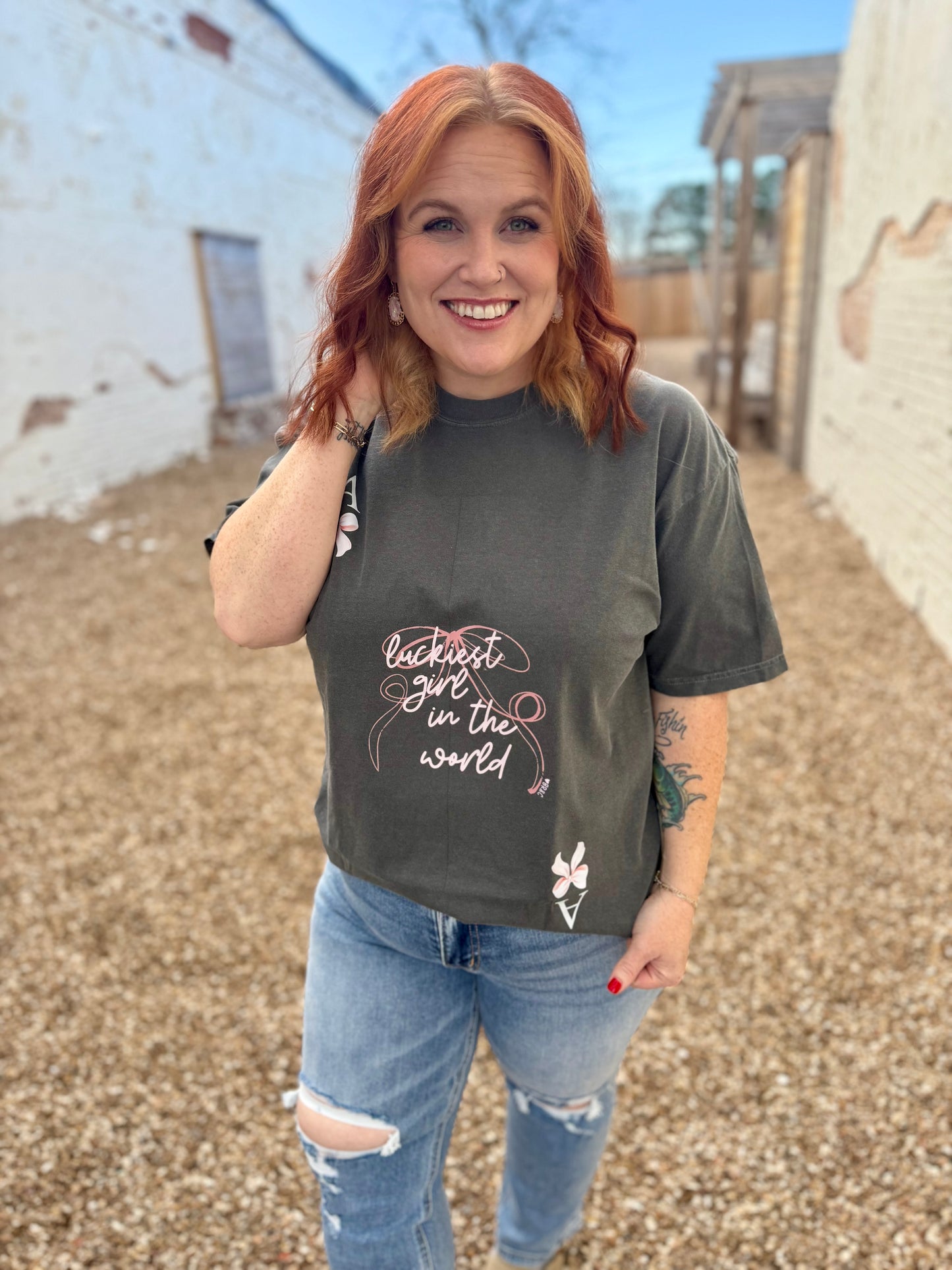 Luckiest Girl Graphic Tee