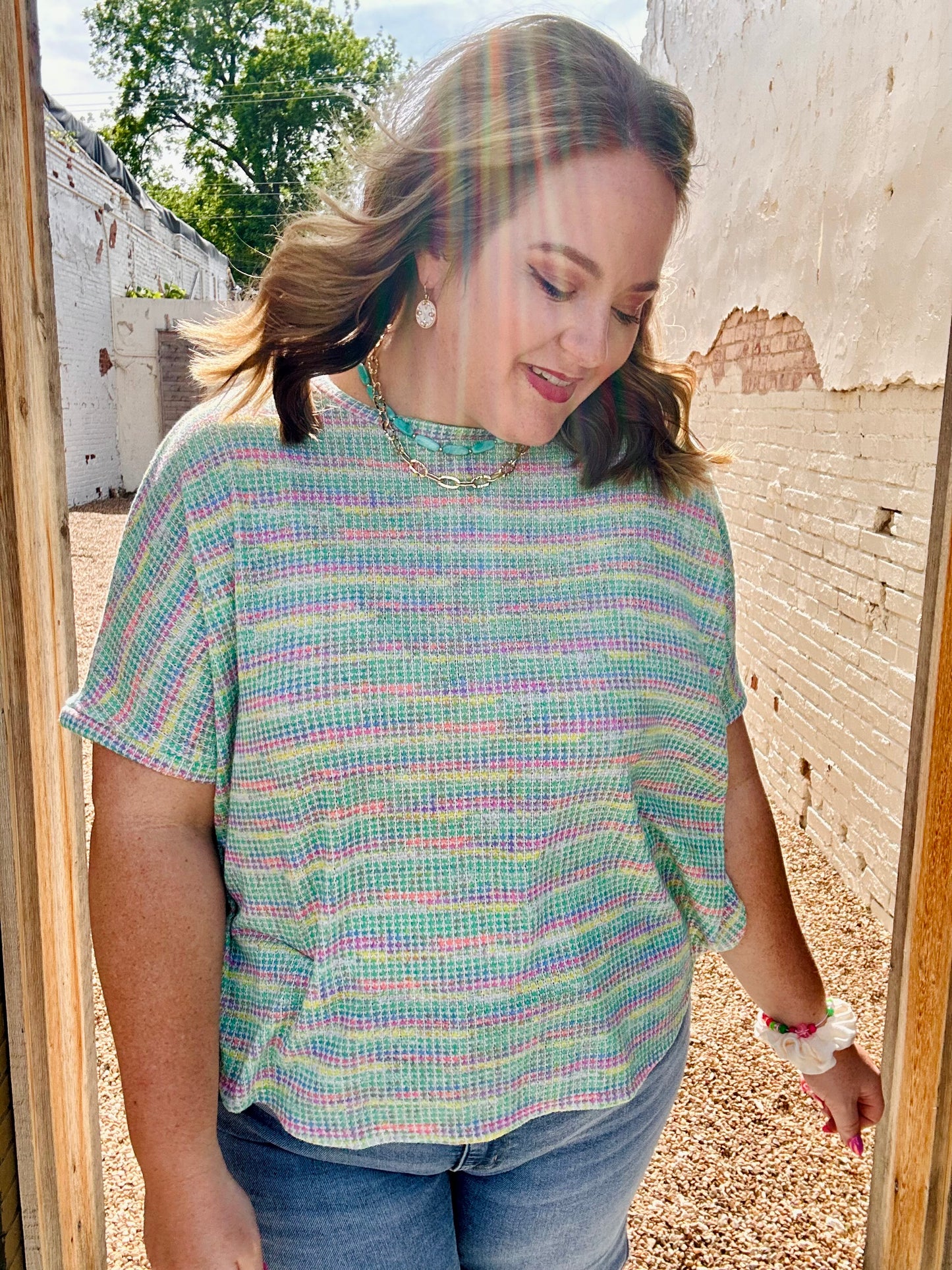 Molly Multicolor Striped Top